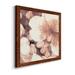 Red Barrel Studio® Custom Ocean Cameo I-Premium Framed Canvas - Ready To Hang Canvas, in Brown/Indigo/Pink | 31.5 H x 31.5 W x 1.5 D in | Wayfair