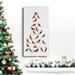 The Holiday Aisle® Bird Christmas Collection B Premium Gallery Wrapped Canvas - Ready To Hang Canvas, in Red | 24 H x 12 W x 1 D in | Wayfair