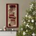 The Holiday Aisle® Stockings Premium Gallery Wrapped Canvas - Ready To Hang Canvas, Solid Wood in Red | 24 H x 12 W x 1 D in | Wayfair