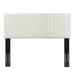 Carson Carrington Stryn Velvet Headboard by Modway Upholstered/Velvet in White | 55.5 H x 62 W in | Wayfair MOD-6095-IVO