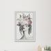 Rosdorf Park Smokey Flower Crown by Marmont Hill - Picture Frame Painting Paper in Green/Pink/White | 30 H x 20 W x 1.5 D in | Wayfair