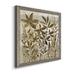 Red Barrel Studio® Neutral Garden I-Premium Framed Canvas - Ready To Hang Canvas, Solid Wood in Green/Indigo/Pink | 17 H x 17 W x 1.5 D in | Wayfair