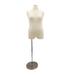 Inbox Zero Female Plus Size Mannequin Display Body Bust Forms Maniki Size 14 to Size 16 Fabric in Brown | 15.75 H x 17.32 W x 28.35 D in | Wayfair