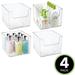 mDesign Plastic Bathroom Storage Organizer Bin w/ Open Front Plastic | 7.75 H x 10 W x 10 D in | Wayfair 10518MDBST