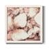 Red Barrel Studio® Custom Ocean Cameo II-Premium Framed Canvas - Ready To Hang Canvas, in Brown/Indigo/Pink | 17 H x 17 W x 1.5 D in | Wayfair