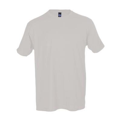 Tultex T202 Fine Jersey T-Shirt in Silver size Small | Cotton 202