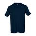 Tultex T202 Fine Jersey T-Shirt in Navy Blue size Medium | Cotton 202
