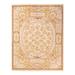 Overton Hand Knotted Wool Vintage Inspired Traditional Mogul Ivory Area Rug - 8' 2" x 10' 4"