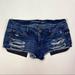 American Eagle Outfitters Shorts | American Eagle Distressed Ripped Short Jeans Shorts | Color: Blue | Size: 8