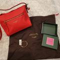 Kate Spade Other | Kate Spade Coral Cross Body Purse With Kate Spade Bracelet | Color: Black | Size: Os