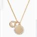 Kate Spade Jewelry | Kate Spade “Pave Charm Pendant” From Spot The Spade Collection. | Color: Gold | Size: Os