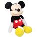 Disney Toys | Disney Classic Mickey Mouse Plush Doll 24” L Red Shorts Yellow Shoes Floppy Toy | Color: Black/Red | Size: 24" L