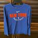 Nike Shirts & Tops | Boys New York Basketball Dry Fit T Size M | Color: Blue/Orange | Size: Mb