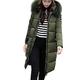 Women Coat Sale Clearance Plus Size Solid Outdoor Sportswear With Hood Ladies Solid Casual Thicker Winter Slim Down Lammy Jacket Coat Overcoat Winter UK Size 8-18