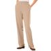 Plus Size Women's 7-Day Knit Straight Leg Pant by Woman Within in New Khaki (Size L)