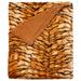 Faux Fur Animal Print Blanket by BrylaneHome in Tiger Print (Size KING)