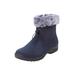 Women's The Emeline Weather Boot by Comfortview in Navy (Size 7 1/2 M)