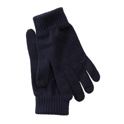 Men's Big & Tall Extra Large Knit Gloves by KingSize in Navy