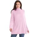 Plus Size Women's Pullover Shaker Swing by Woman Within in Pink (Size 3X)