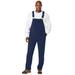 Men's Big & Tall Fleece overalls by KingSize in Navy (Size 2XL)