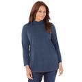 Plus Size Women's Suprema® Turtleneck by Catherines in Navy (Size 6X)