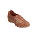 Wide Width Women's CV Sport Tory Slip On Sneaker by Comfortview in Cognac (Size 10 1/2 W)