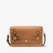 Michael Kors Bags | Michael Kors Acorn Floral Leather Crossbody | Color: Brown | Size: Os