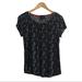 Anthropologie Tops | Anthropologie W5 Black & White Sailor Tee | Color: Black/White | Size: M