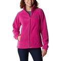 Columbia Damen Benton Springs Full Zip Fleecejacke, Wild Fuchsia, X-Large Petite