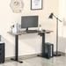 Vinsetto Electric Height Adjustable Standing Desk Wood/Metal in Brown | 45.75 H x 54 W x 23.5 D in | Wayfair 920-072V81