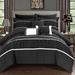 Astoria Grand Nelia 10 Piece Comforter Set Polyester/Polyfill/Microfiber in Black | King Comforter + 9 Additional Pieces | Wayfair