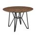 Foundry Select Marella 45" Round Dining Table w/ Metal Legs For Kitchen Living Room Coffee Table Bristro Table For Cafe/Bar Wood/Metal | Wayfair