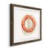 Wexford Home Nautical Safety II - Picture Frame Painting Print on Canvas Canvas, Solid Wood in Black/Blue/Green | 31.5 H x 31.5 W in | Wayfair