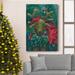 The Holiday Aisle® Furry Friends Premium Gallery Wrapped Canvas - Ready To Hang Furry Friends Metal in Green/Red | 48 H x 32 W x 1 D in | Wayfair