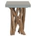 SAFAVIEH Hartwick Grey End Table - 15" x 15" x 20"