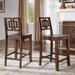 Kai Ornate Back Counter Height Chairs (Set of 2) by iNSPIRE Q Classic - Set of 2