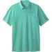 Men's Big & Tall Shrink-Less™ Lightweight Polo T-Shirt by KingSize in Tidal Green (Size 8XL)