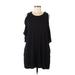 Acting Pro Casual Dress - Shift: Black Solid Dresses - Women's Size Medium