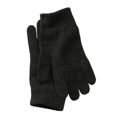 Men's Big & Tall Extra Large Knit Gloves by KingSize in Charcoal Marl