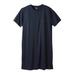 Men's Big & Tall Lightweight t-shirt nightshirt by KingSize in Navy (Size 7XL/8XL)