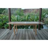 "Bahama 95"" Rectangular Table w/ Double Leaf Extensions - Anderson Teak TBX-095R"