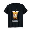 Snaxolotl Axolotl Bubble Tea Lustig Axolotl T-Shirt