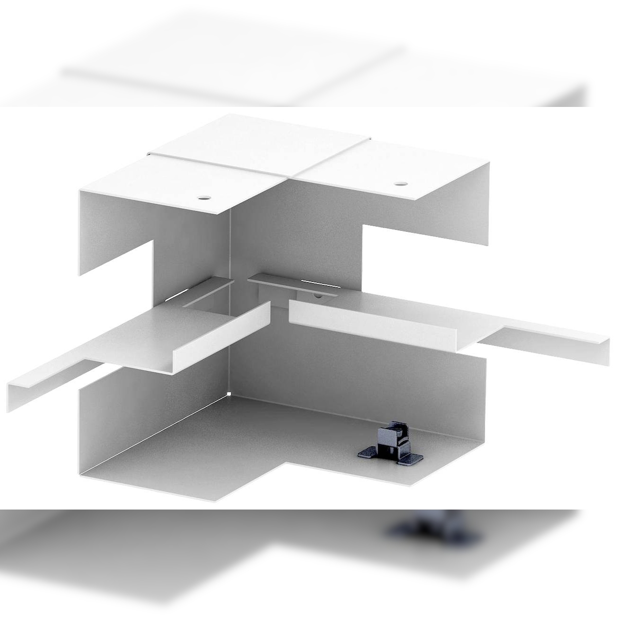 OBO Bettermann 6277240 Montagezubehör (L x B) 70 mm x 130 mm 1 St. Reinweiß Image