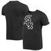 Men's Homage Heather Black Chicago White Sox Hand-Drawn Logo Tri-Blend T-Shirt