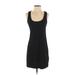 Old Navy Casual Dress - Shift Scoop Neck Sleeveless: Black Print Dresses - Women's Size X-Small