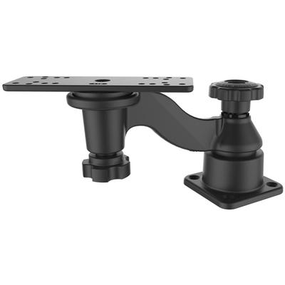 RAM Horizontal Swing Arm Fish Finder Mount 6" Horizontal Base Single Arm SKU - 535908