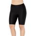 Plus Size Women's Chlorine Resistant Long Bike Short Swim Bottom by Swimsuits For All in Black (Size 14)