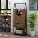 Marcus Contemporary Metal Multi-storage Wine Cabinet by Furniture of America