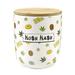 Fashion Craft 1 qt. Storage Jar Ceramic in White | 6 H x 4.5 W x 4.5 D in | Wayfair 88128