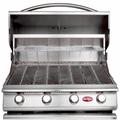 Cal Flame 4-Burner Built-In Gas Grill Stainless Steel in Gray | 22.44 H x 31.75 W x 24 D in | Wayfair BBQVP10